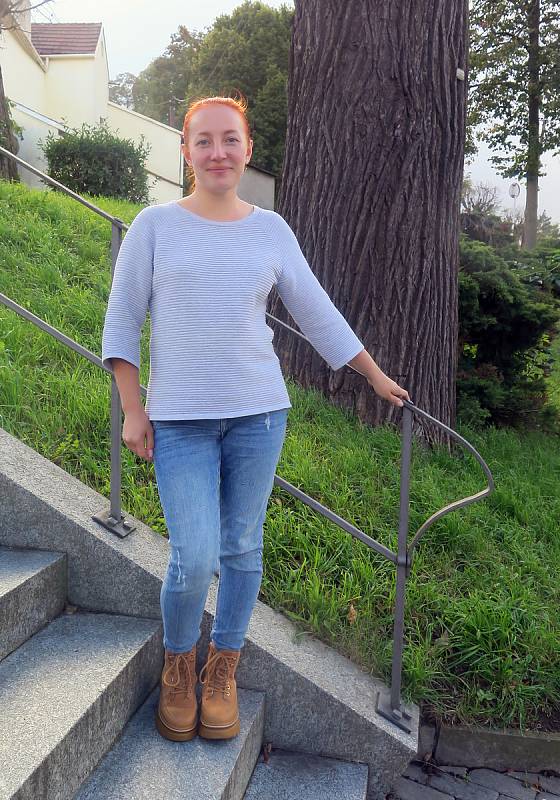 Valentyna Matsiievska do Třebíče uprchla z ukrajinské Balaklije, kterou před několika dny osvobodili ukrajinští vojáci