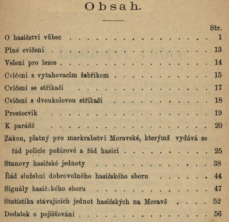 Krškova kniha Hasičstvo pojednávala o technice, taktice a dalších záležitostech tehdejších hasičských sborů.