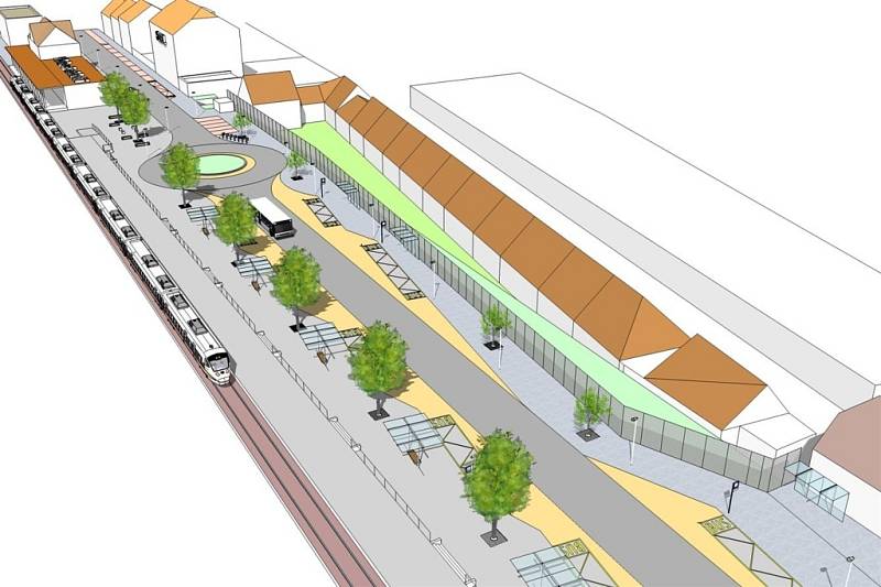 Vlakové nádraží v Třebíči dostane zcela novu tvář. Jako první přijde na řadu výstavba nového autobusového terminálu a návazných parkovišť. Prostor se promění od křižovatky pod viaduktem až po křižovatku u nemocnice.