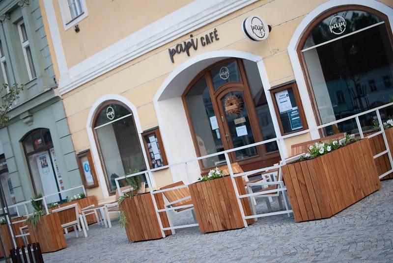 Kavárna Papi Café.