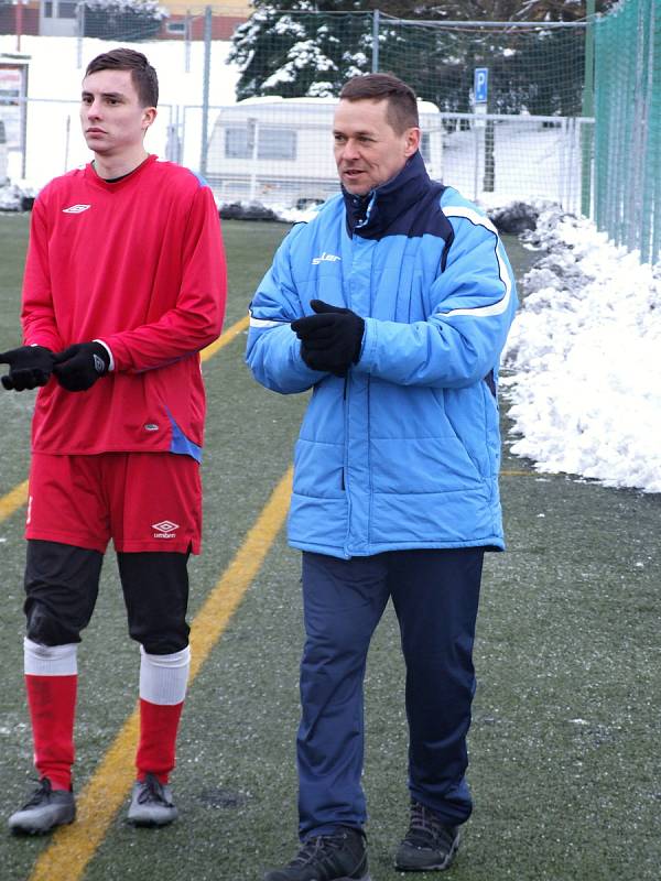 Utkání Třebíče a béčka Velkého Meziříčí nabídlo přehlídku mladých fotbalistů, ve které se střelecky více dařilo domácím.