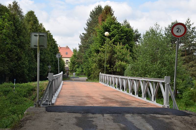 Most přes řeku Jihlavu v Poušově.