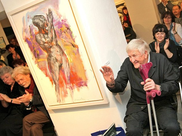 Třebíč slaví osmaosmdesáté narozeniny malíře Franty