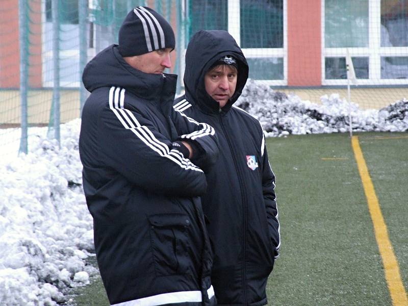 Utkání Třebíče a béčka Velkého Meziříčí nabídlo přehlídku mladých fotbalistů, ve které se střelecky více dařilo domácím.