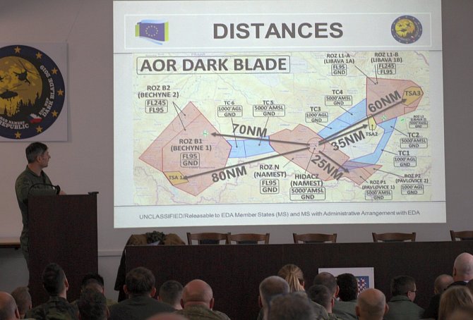 Ve dnech 15. a 17. ledna se na 22. základně vrtulníkového letectva Sedlec, Vícenice u Náměště nad Oslavou uskutečnila hlavní plánovací konference ke cvičení Dark Blade 2019.
