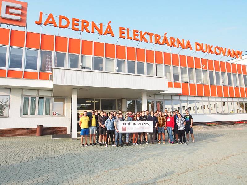 Letní univerzita v dukovanské jaderné elektrárně.