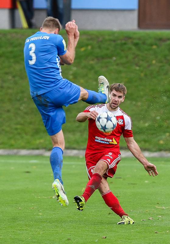 13. kolo MSFL mezi FC Velké Meziříčí a 1. SK Prostějov.