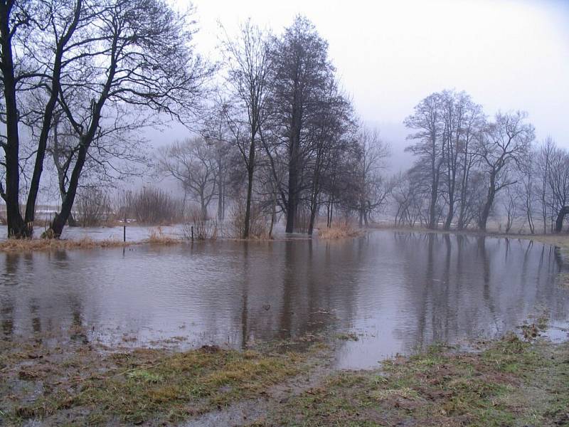 Pohled na postižené oblasti okolí Jimramova a Dalečína z minulého pátku. 