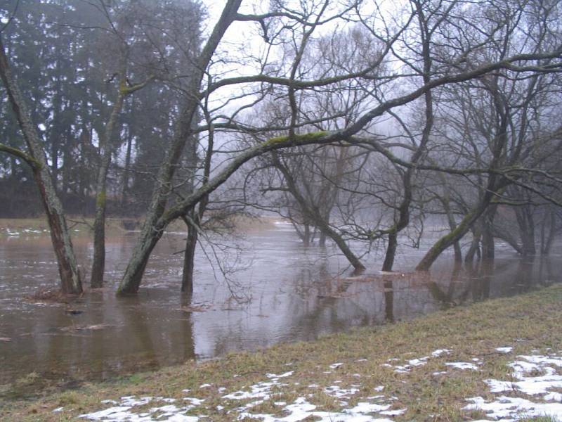 Pohled na postižené oblasti okolí Jimramova a Dalečína z minulého pátku. 