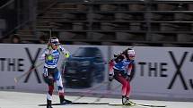 Sprint žen v rámci Světového poháru v biatlonu v Novém Městě na Moravě.