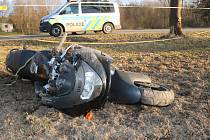 Při nehodě ve Žďáře se zranil jednačtyřicetiletý motorkář. Foto: poskytla PČR