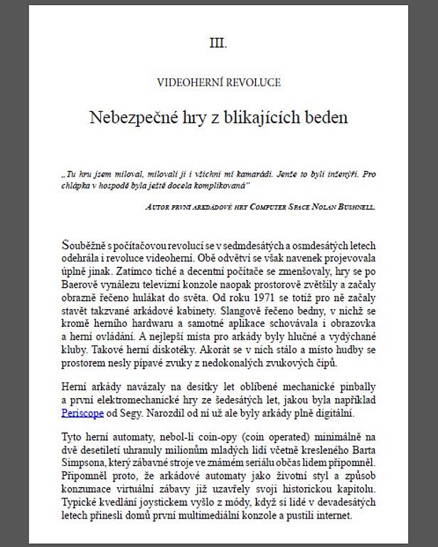 Redaktor Deníku Ondřej Švára vydává první českou knihu o počítačových hrách.