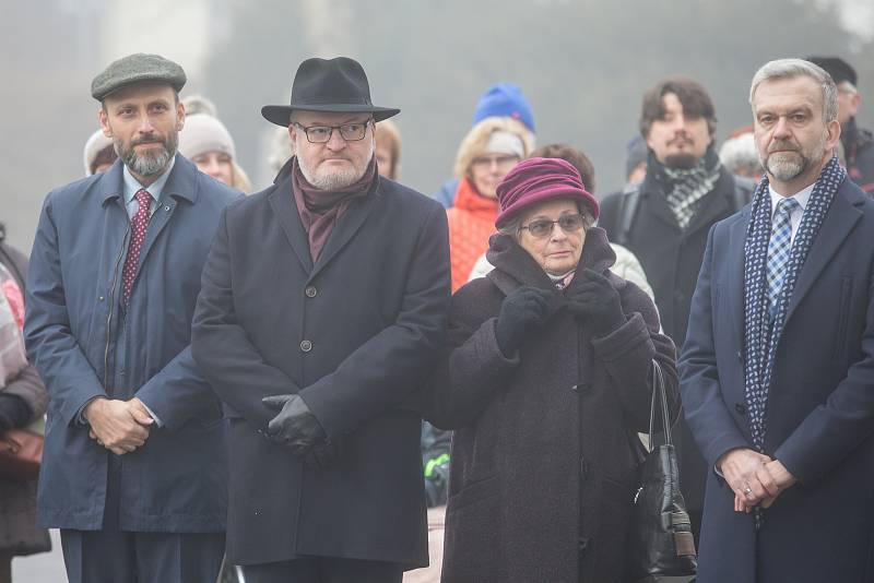 Slavnostní otevření ulice Bradyových v Novém Městě na Moravě.