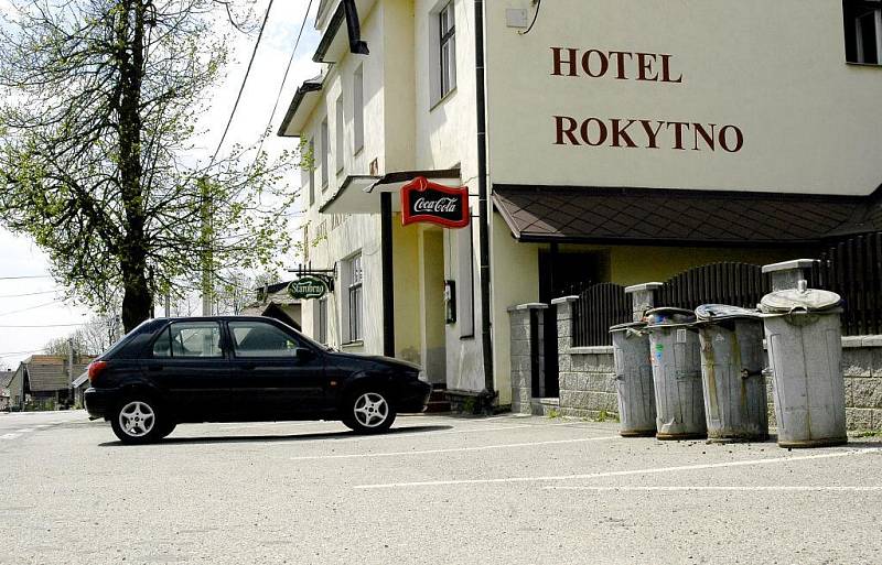 Hotel v Rokytně na Novoměstsku, kde se stala vražda.