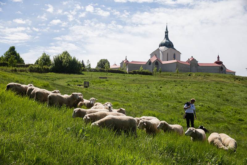 Poutní kostel sv. Jana Nepomuckého na Zelené hoře.