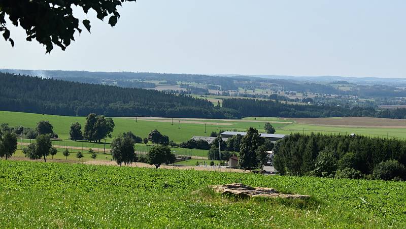 Od Stromu života nad Jámami je výhled do všech čtyř světových stran.