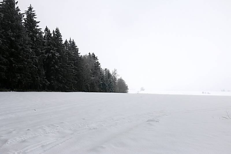 Na kopci Blažkově je evropské rozvodí.