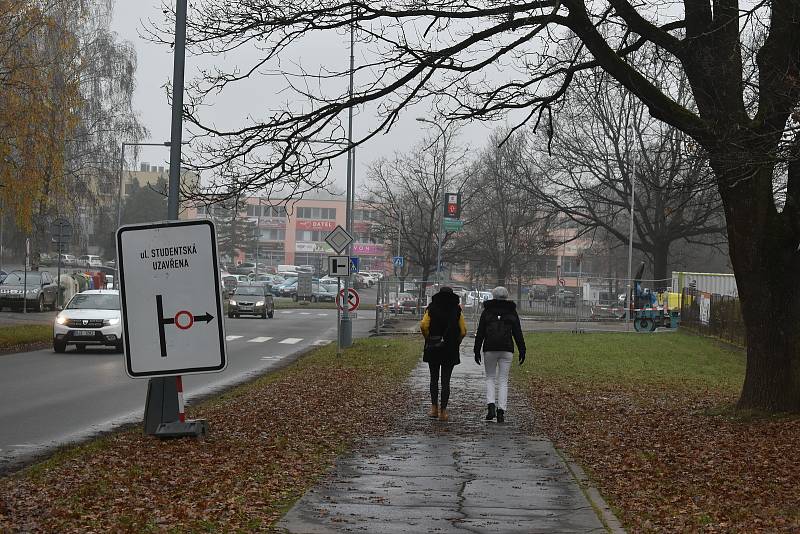 Otevření Studentské ulice je naplánováno na 8. prosince.