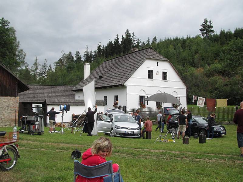 Na Šlakhamru filmaři natáčeli komedii Jiřího Chlumského Špunti na vodě.