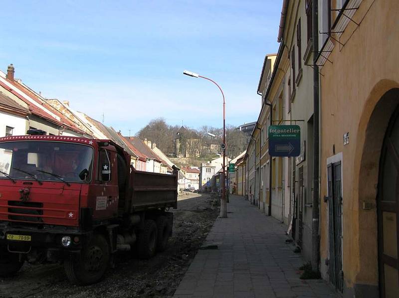 Ulice Novosady už ztratila svou původní podobu.