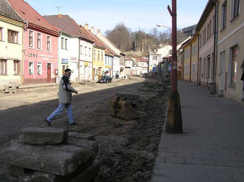 Ulice Novosady už ztratila svou původní podobu.