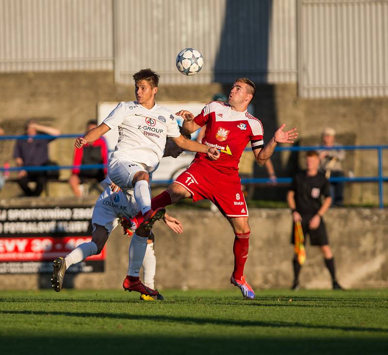 Utkání MSFL mezi FC Velké Meziříčí a 1. FC Slovácko B.