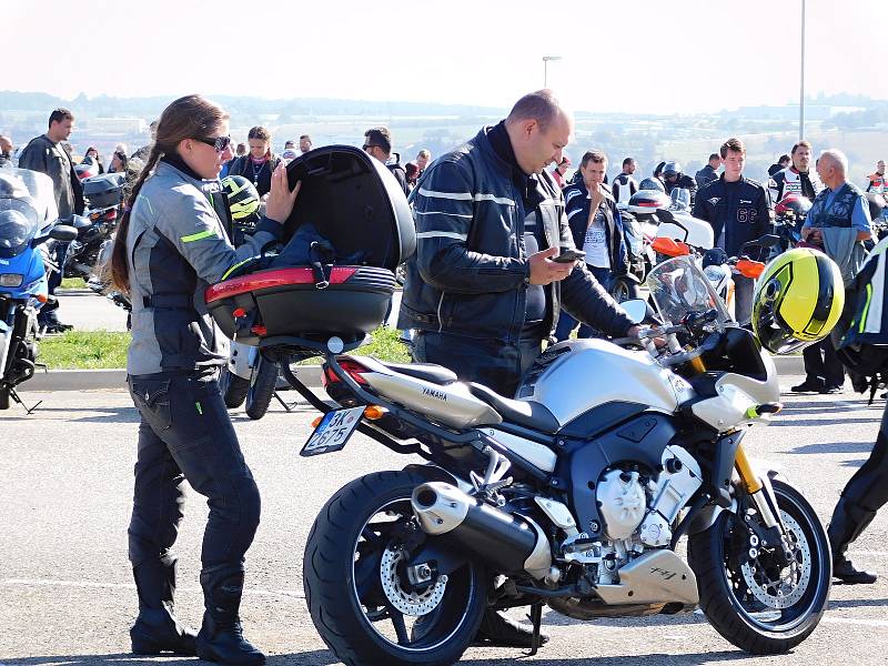 Svatováclavské setkání motorkářů ve Velké Bíteši.