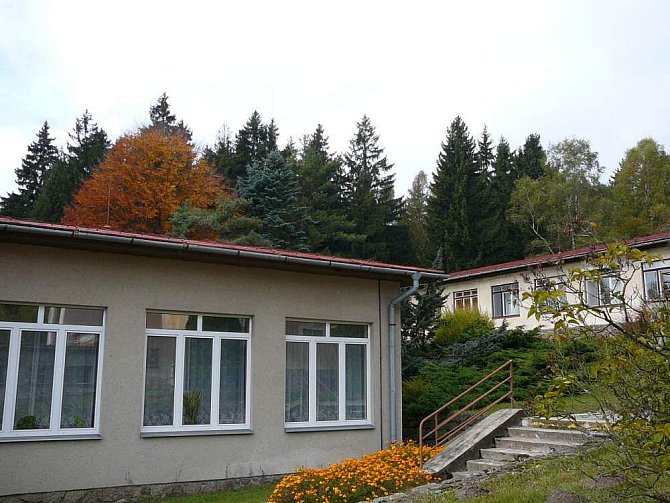 Bývalé sanatorium na Buchtově kopci u Daňkovic na Novoměstsku.