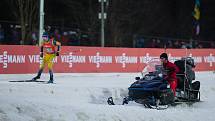 Závod SP v biatlonu (štafeta mužů 4 x 7,5 km) v Novém Městě na Moravě. Na snímku: