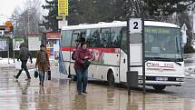 Autobus žďárské přepravní společnosti Zdar.