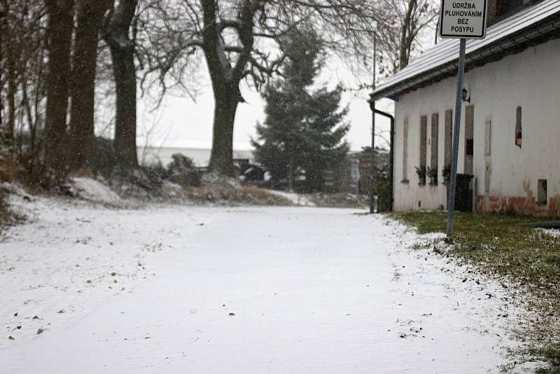 Zatím jen poprašek se může brzy změnit v souvislou sněhovou pokrývku.