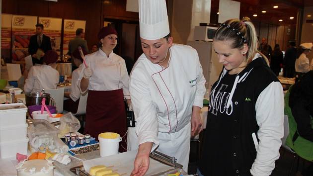Na festivalu byl představen i učební obor cukrář Střední školy gastronomické ve Žďáře nad Sázavou.