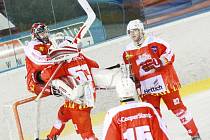 Hokejisté Žďáru vyhráli třetí zápas s Vrchlabím 4:1 a hladce 3:0 na zápasy postoupili do semifinále play-off.