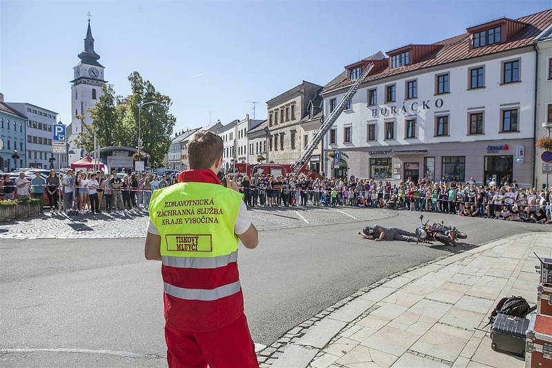 Den záchranářů doprovázelo krásné, slunečné počasí.