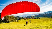 Paragliding Javorův kopec