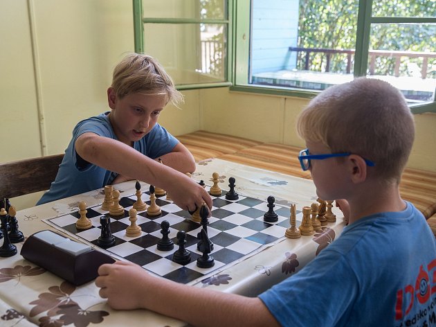 OBRAZEM: Královská hra okouzlila děti na táboře v Křižanově