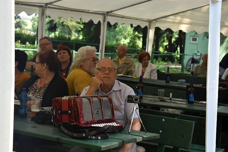 Diváci i účinkující se na setkání harmonikářů a heligonkářů dokonale bavili.