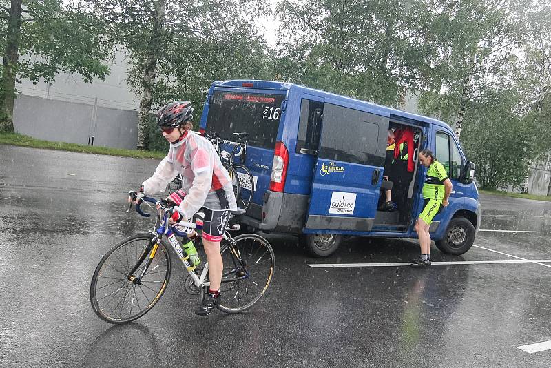 Účastníci Metrostav Handy Cyklo Maratonu projeli Vysočinou.