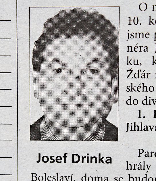 Trenérská ikona fotbalového Žďáru Jozef Drinka.