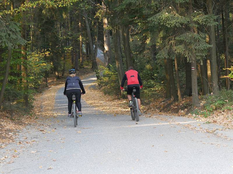 Lesní cesta, již hojně využívají nejen lesníci, ale i chataři, cyklisté a turisté, byla před opravou plná výmolů. Nyní dostala nový povrch.