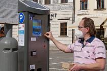 Nový parkovací systém ve Velkém Meziříčí.