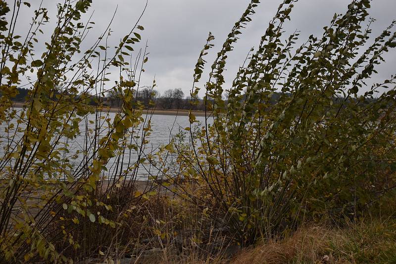 Novoveselský rybník je oblíbeným místem turistů i čkolních dětí.