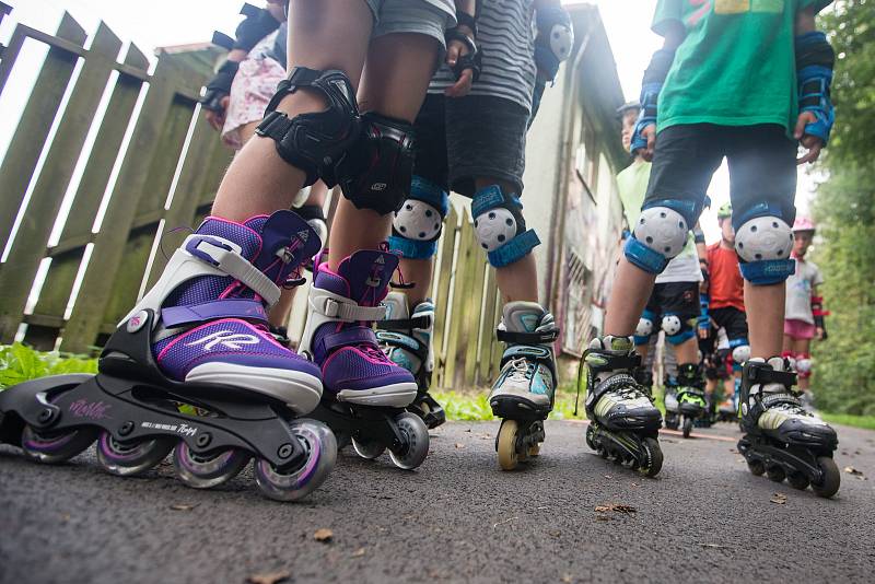 Příměstský tábor ve Žďáru nad Sázavou zaměřený na inline bruslení.