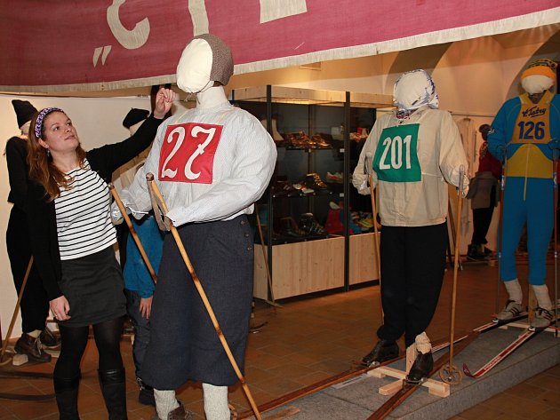 V Horáckém muzeu lyžuje Cyril Musil i Kateřina Neumannová