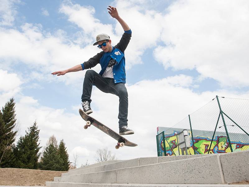 Skatepark ve Žďáře nad Sázavou.