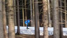 Závod Světového poháru v biatlonu - štafeta 4x6 km ženy.