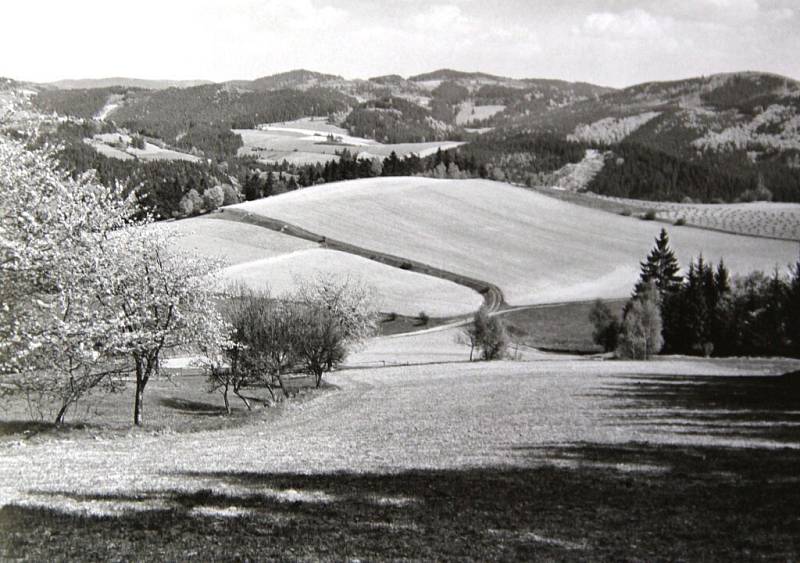 Místo u Pivonic na Bystřicku je jedním z těch, které zvěčnil Spurný na svých fotografiích.