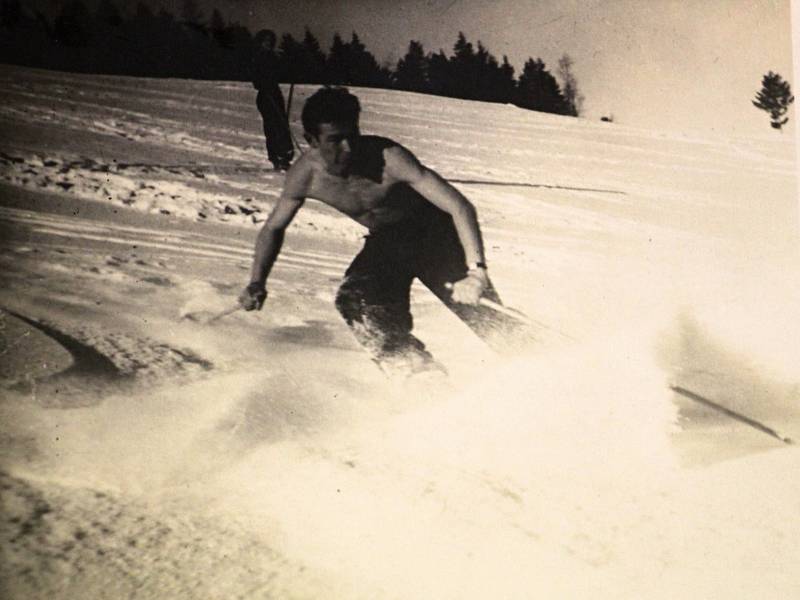 Cyril Musil si ve Studnicích zřídil lyžařský penzion.