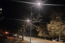 Nové osvětlení na Neumannově ulici