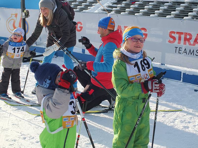 Dopoledne v novoměstské Vysočina Areně patřilo hlavně dětským závodníkům. Po nich přišli na řadu dospělí.